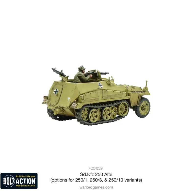 Bolt Action: Sd.Kfz 250 (Alte) Half-Track (options to make 250/1, 250/3 or 250/10 variants)