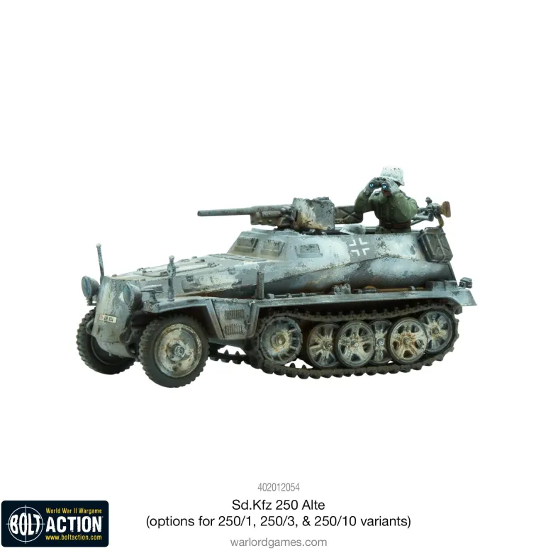 Bolt Action: Sd.Kfz 250 (Alte) Half-Track (options to make 250/1, 250/3 or 250/10 variants)
