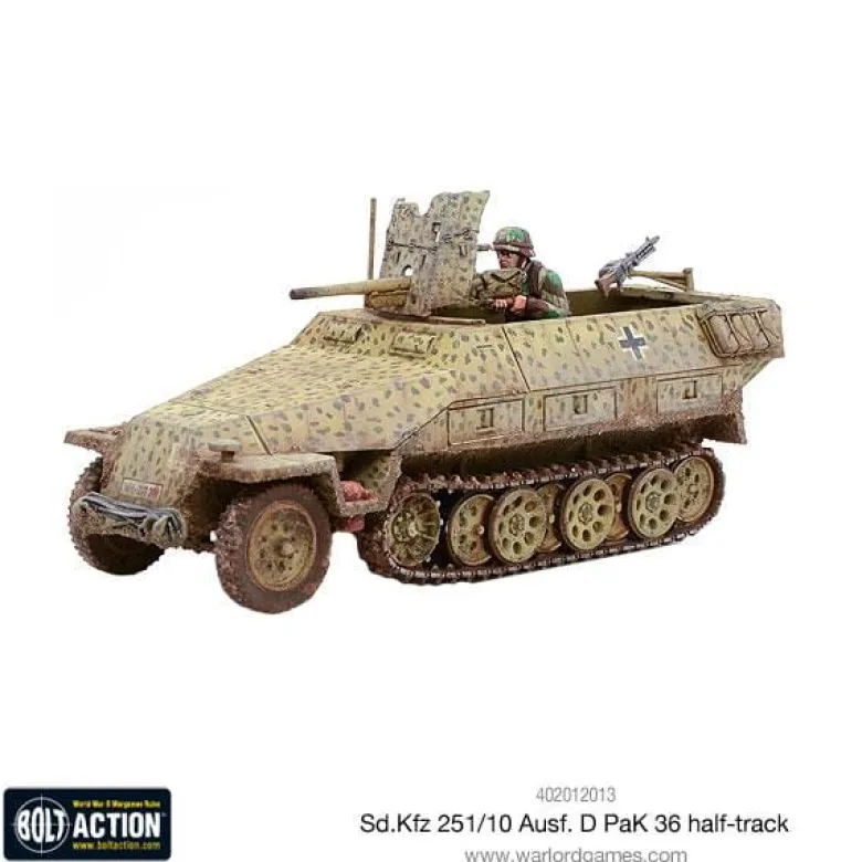 Bolt Action: Sd.Kfz 251/10 ausf D (37mm Pak) Half Track