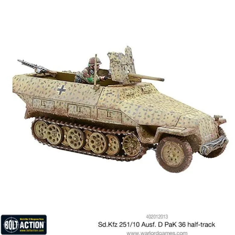 Bolt Action: Sd.Kfz 251/10 ausf D (37mm Pak) Half Track