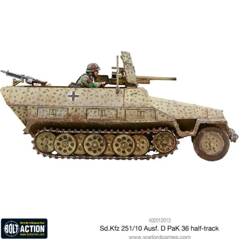 Bolt Action: Sd.Kfz 251/10 ausf D (37mm Pak) Half Track