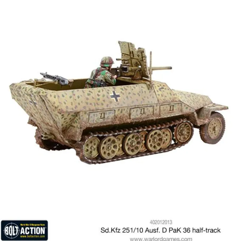 Bolt Action: Sd.Kfz 251/10 ausf D (37mm Pak) Half Track