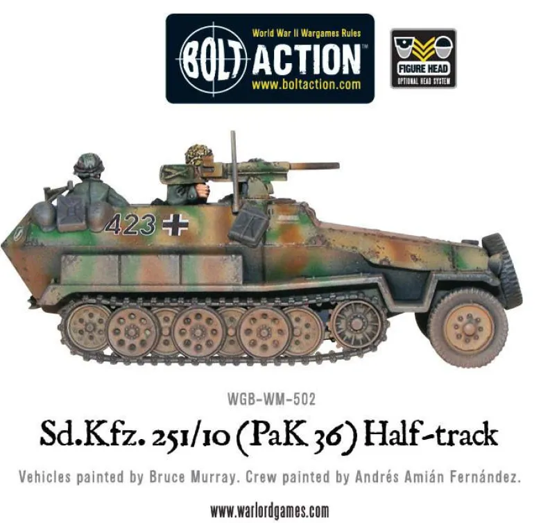Bolt Action: SD.KFZ 251/10 PAK36 Half-track