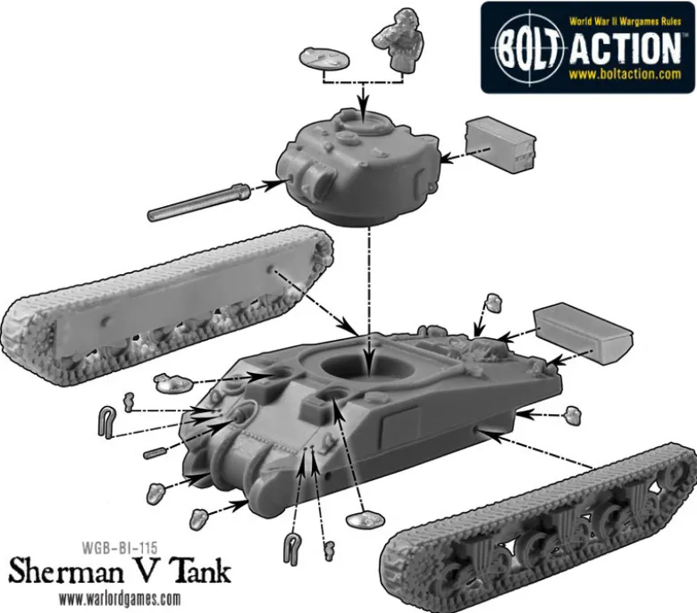 Bolt Action: Sherman V Medium Tank