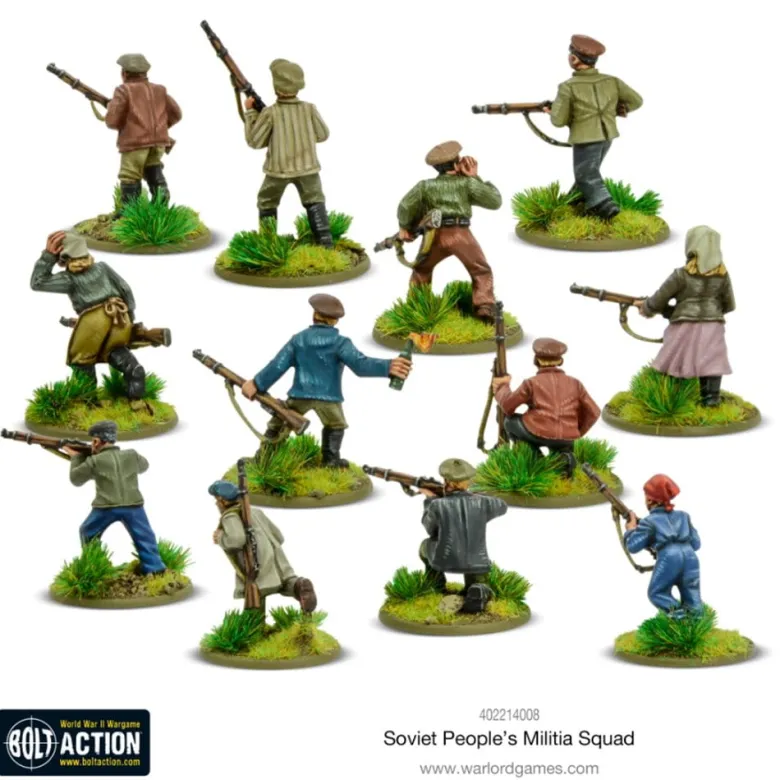 Bolt Action: Soviet Peoples Militia Squad