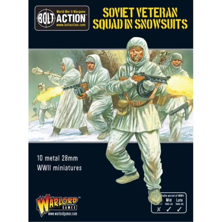 Bolt Action: Soviet Veteran Squad in Snowsuits
