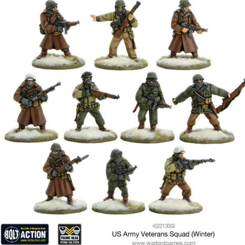 Bolt Action: US Army Veteran Squad (Winter)