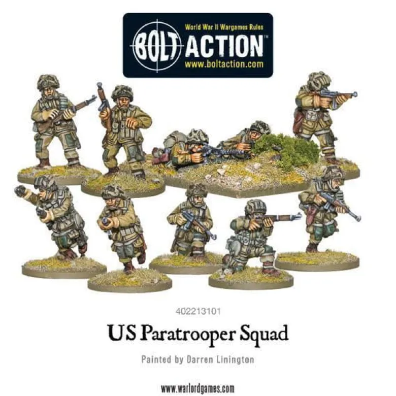 Bolt Action: US Paratrooper Squad