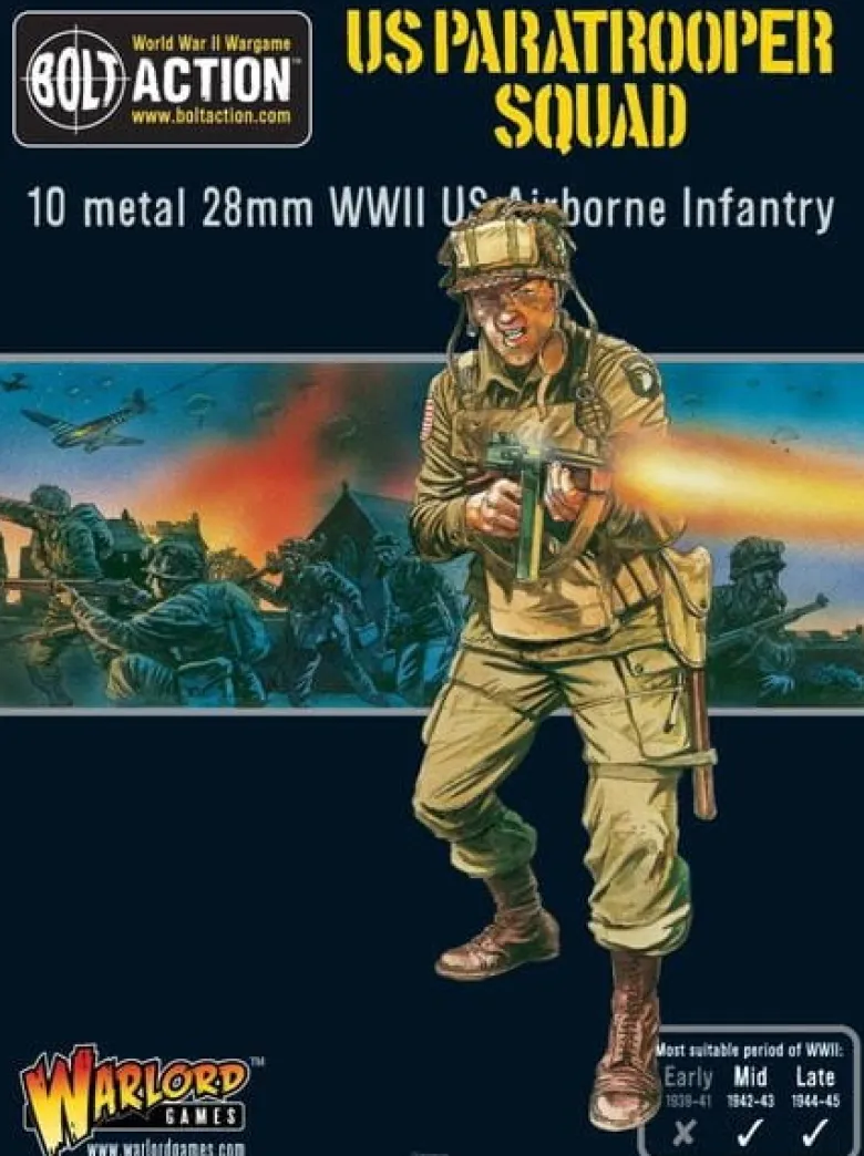 Bolt Action: US Paratrooper Squad