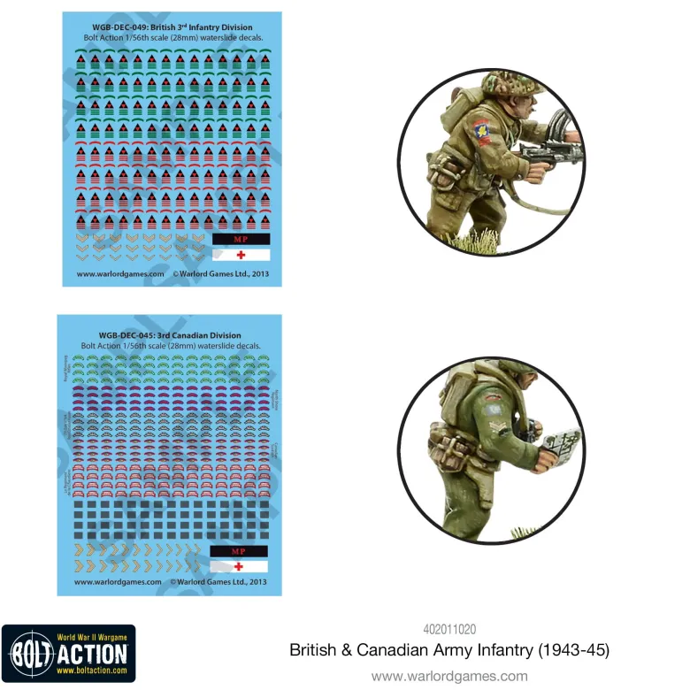 British & Canadian Army infantry (1943-45)