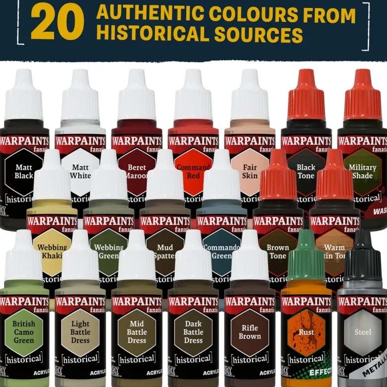 British Paint Set - World War II