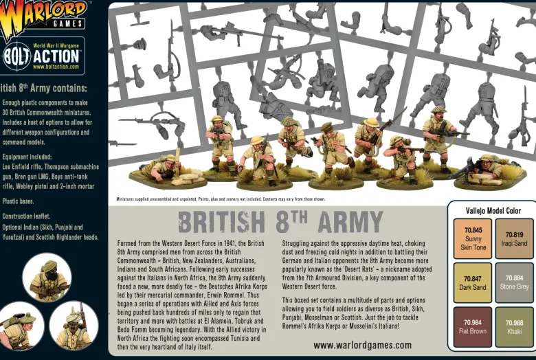 British 8th Army Infantry