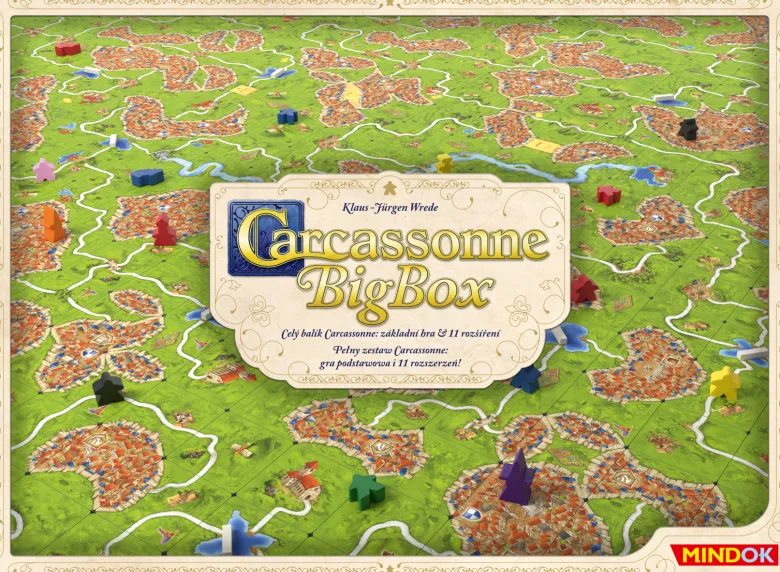 Carcassonne Big Box - gra podstawowa oraz 11 dodatków