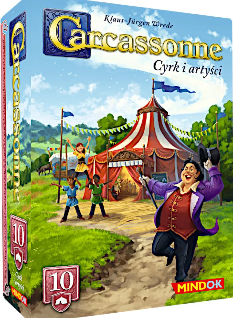 Carcassonne 3ed: 10 Cyrki i Artyści