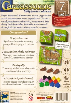 Carcassonne 3ed: 07 Oblężenie i Obrona
