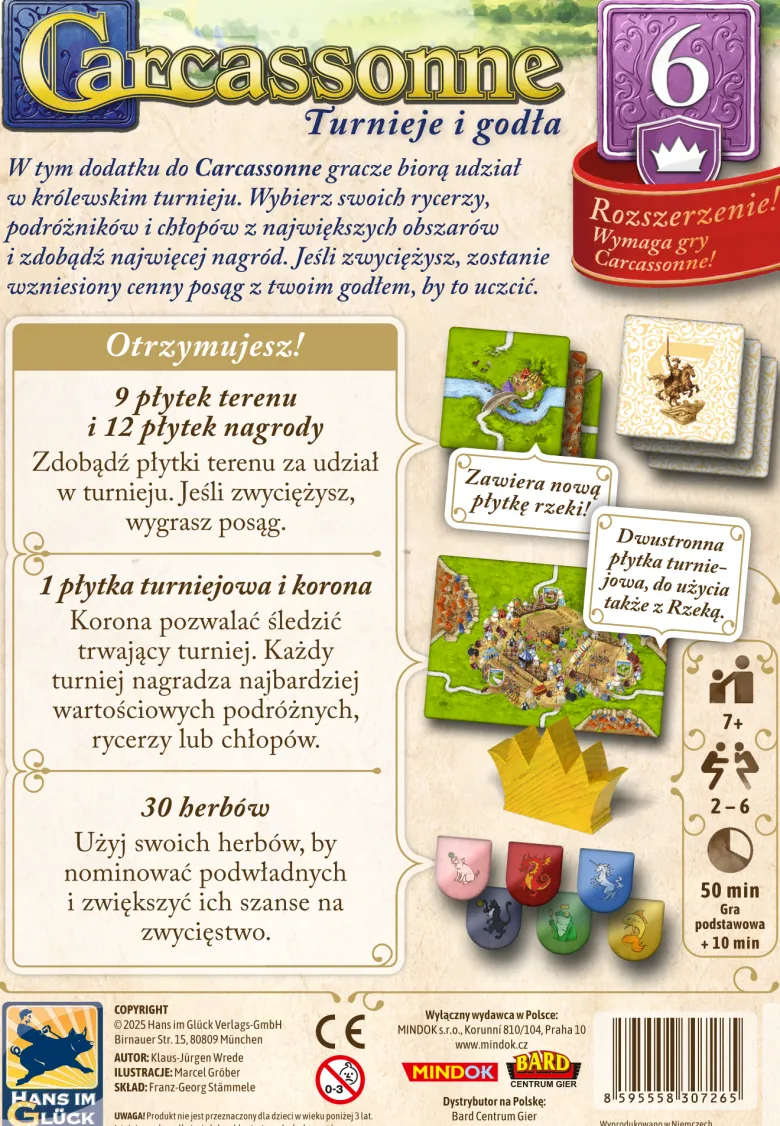 Carcassonne 3ed: 06 Turnieje i Godła