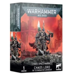 Chaos Space Marines: Chaos Lord in Terminator Armour