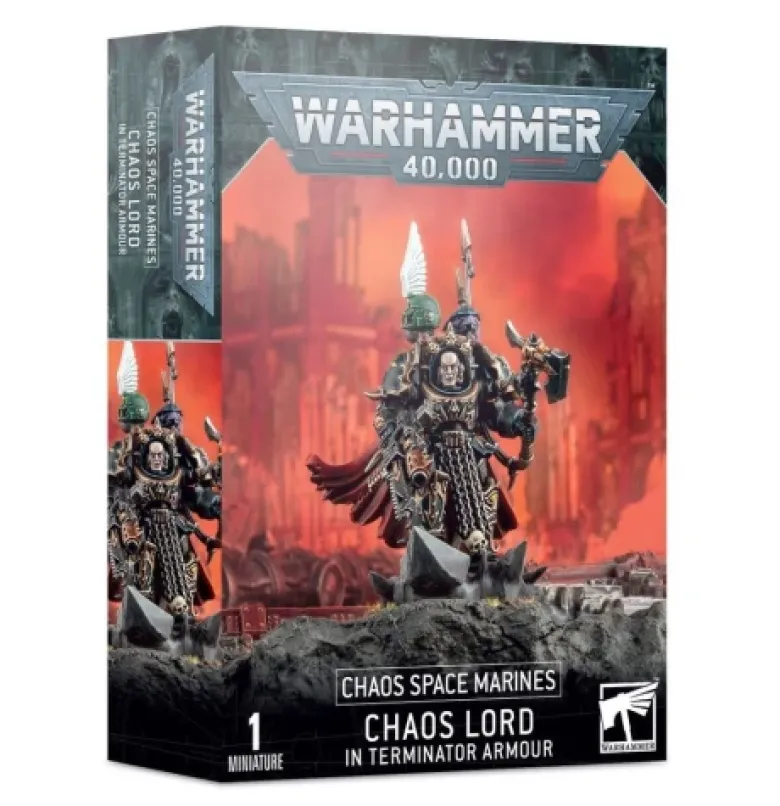 Chaos Space Marines: Chaos Lord in Terminator Armour