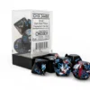 Chessex Brush Polyhedral Dark Side/blue 7-Die Set