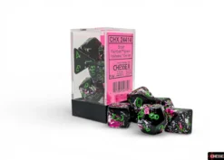 Chessex Brush Polyhedral Paintball/green 7-Die Set