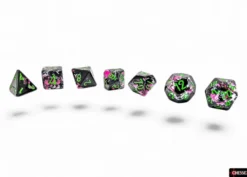 Chessex Brush Polyhedral Paintball/green 7-Die Set