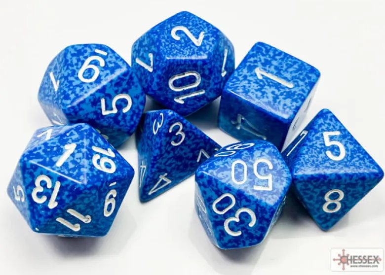 Chessex Speckled Water Polyhedral 7-Dice Set