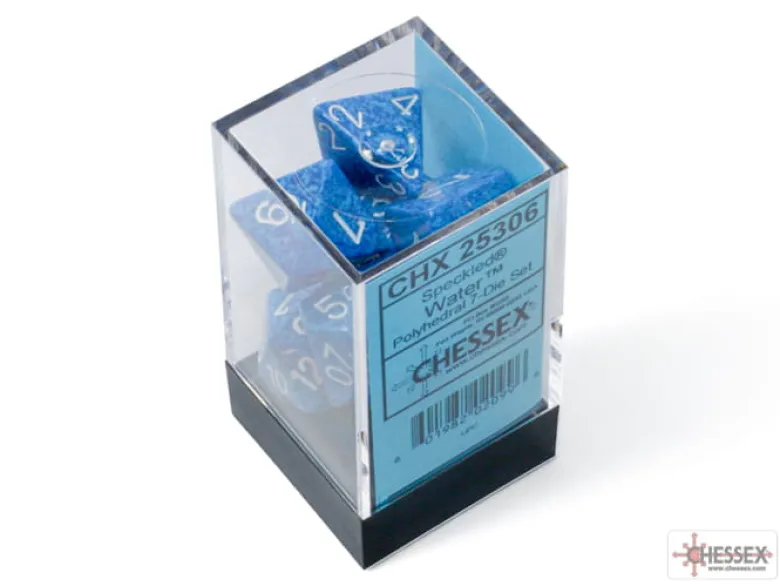 Chessex Speckled Water Polyhedral 7-Dice Set