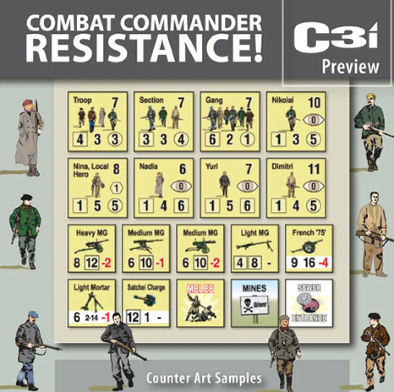 Combat Commander: Resistance, 2nd Printing EN