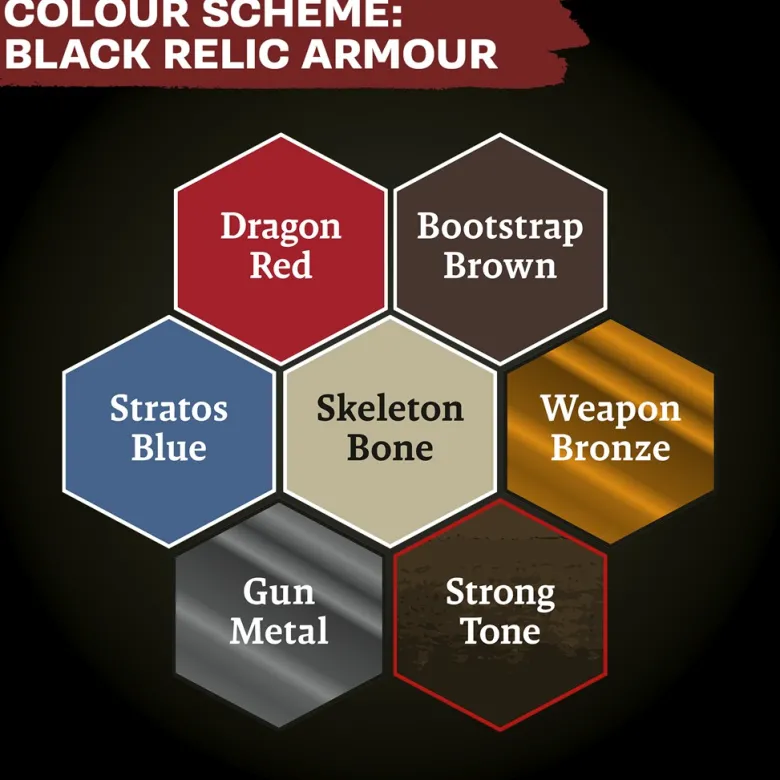 Combat Se7ens - Black Relic Armour