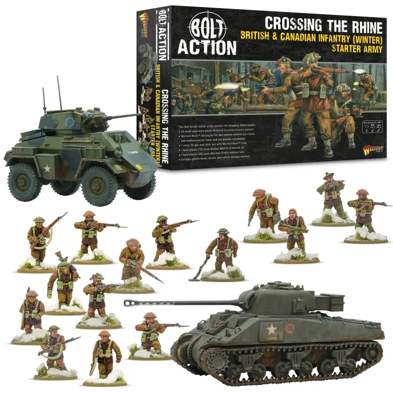 Crossing the Rhine' - British & Canadian infantry (Winter) Starter Army