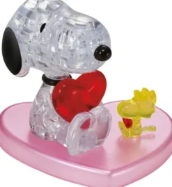 Crystal Puzzle: Snoopy z sercem