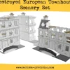 Destroyed European Townhouse Scenery Set