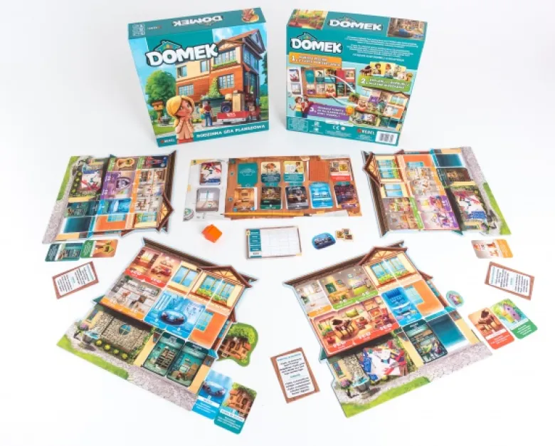 Domek + 3 żetony -"Bocian", "Auto", #Shelfie