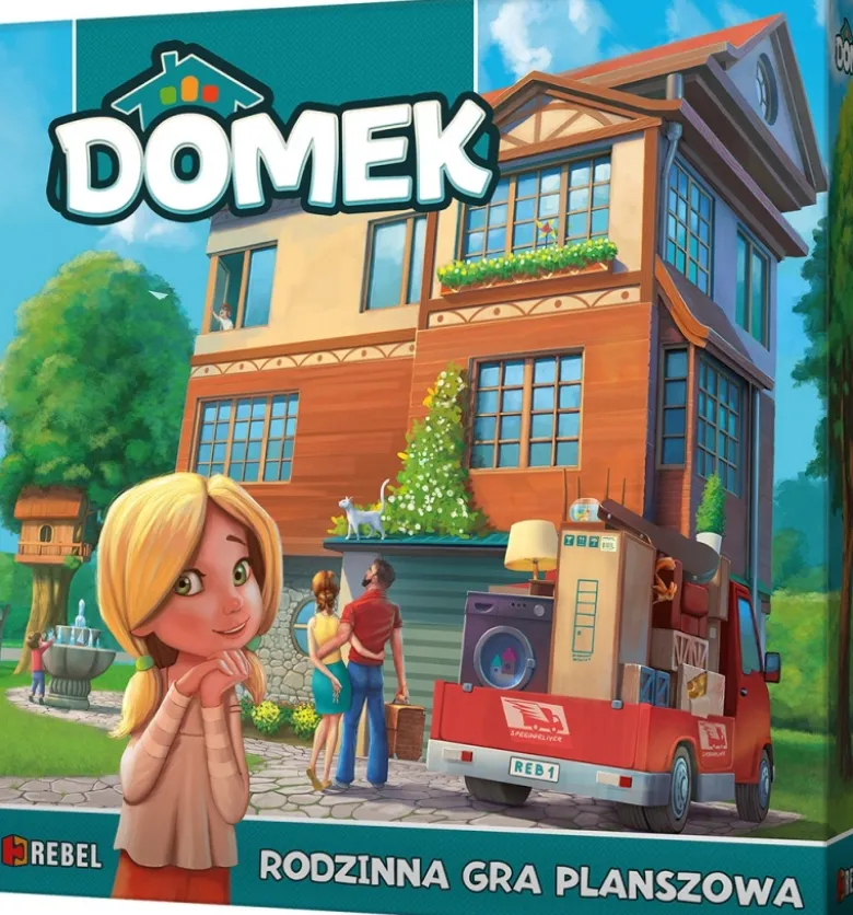 Domek + 3 żetony -"Bocian", "Auto", #Shelfie