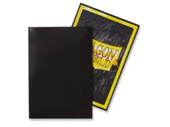 Dragon Shield Japanese (59x86mm) Art Sleeves - Classic Black (60 Sleeves)