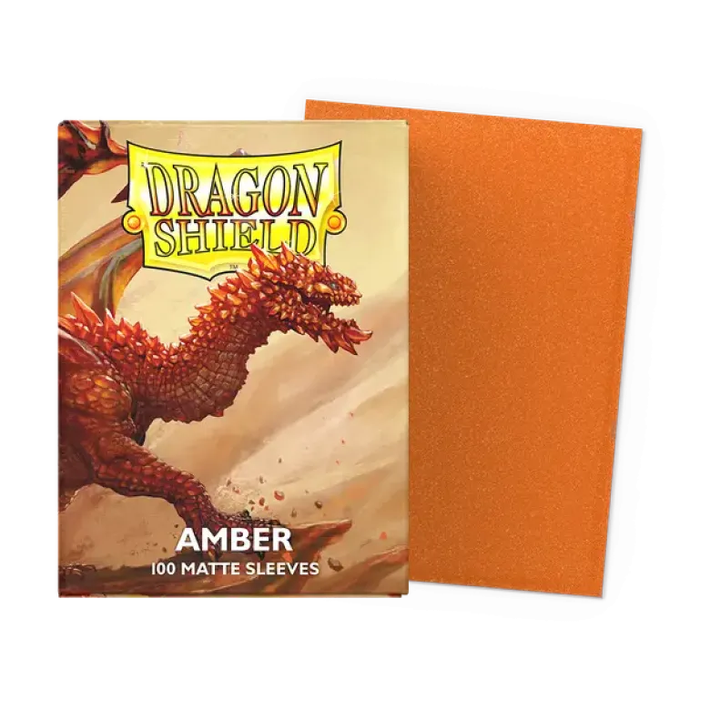Dragon Shield Matte Amber (100szt)