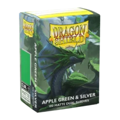 Dragon Shield Matte Dual: Apple Green & Silver