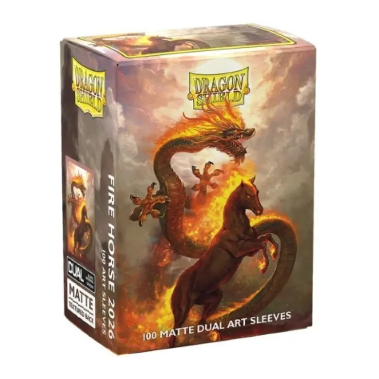 Dragon Shield Matte Dual Art Fire Horse