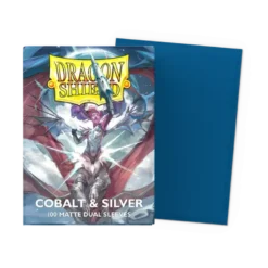 Dragon Shield Matte Dual: Cobalt & Silver