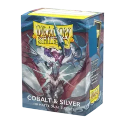 Dragon Shield Matte Dual: Cobalt & Silver