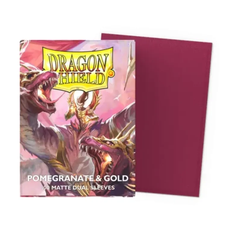 Dragon Shield Matte Dual: Pomegranate Gold Special Edition