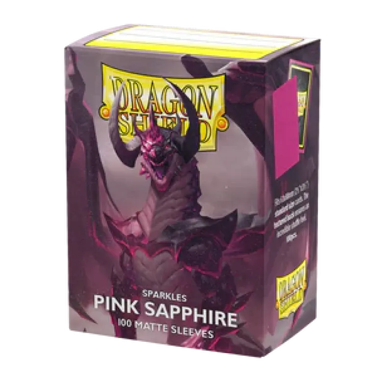Dragon Shield Sparkles Matte: Pink Sapphire