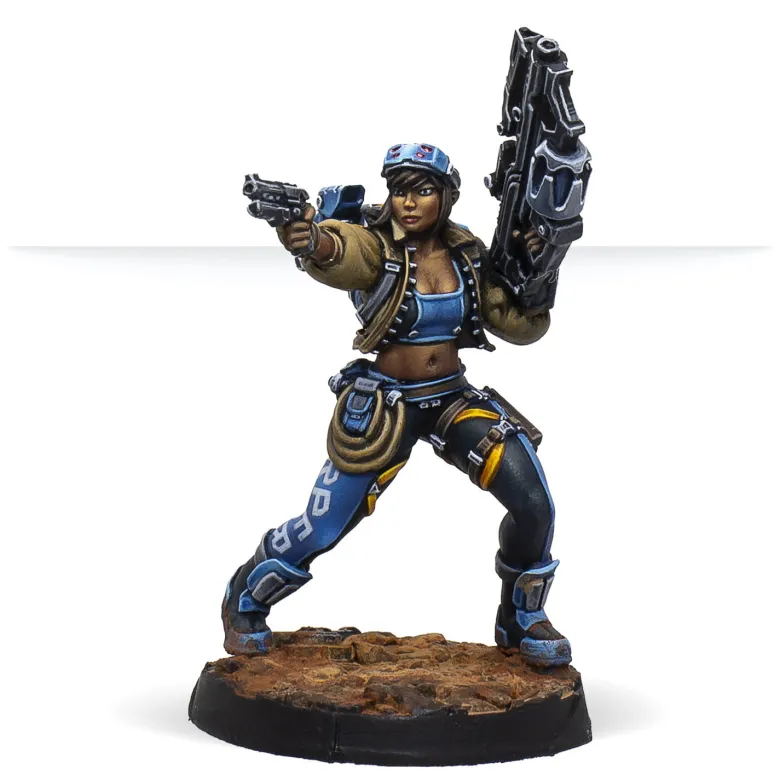 Dr. Priya Harper, Archeo-Raider (Plasma Carbine)