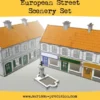 European Street Scenery Set