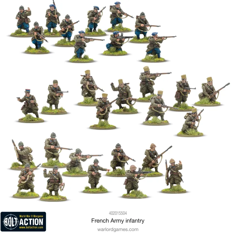 French Army infantry