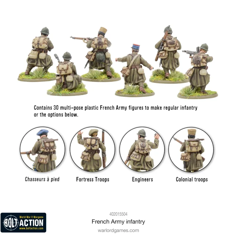 French Army infantry