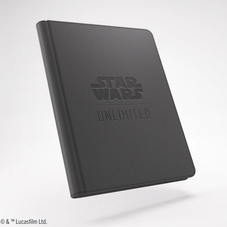 Gamegenic: Star Wars Unlimited Card Game - Zip-Up Album 18-Pocket - Black