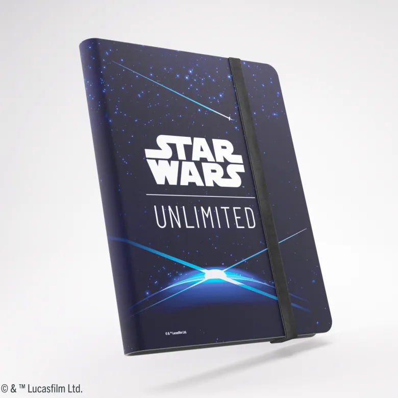 Gamegenic: Star Wars Unlimited Card Game - 18-Pocket Album - Card Back Blue