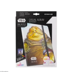 Gamegenic: Star Wars Unlimited Card Game - 18-Pocket Album - Leia Organa/Jabba the Hutt