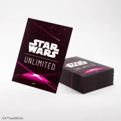 Gamegenic: Star Wars Unlimited Card Game - Art Sleeves - Card Back Magenta